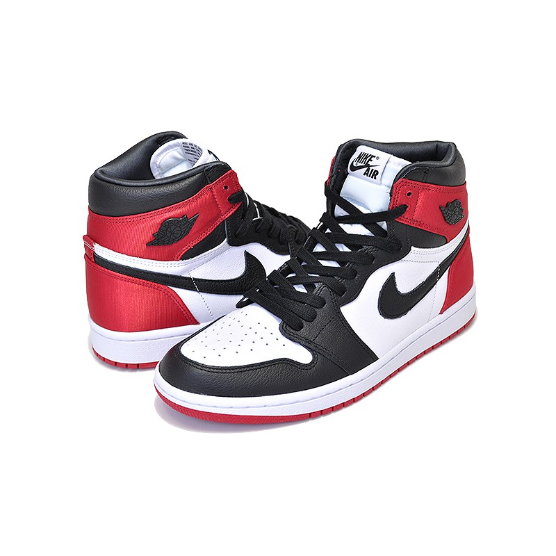 Nike Jordan 1 Satin Black Toe Womens - CD0461-016