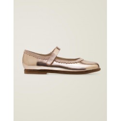 Party Mary Janes Rose Gold